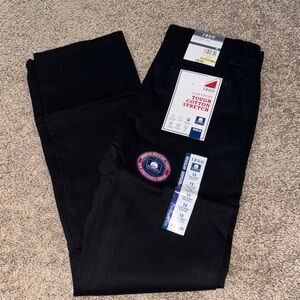 IZOD Black Stretch Cotton Pants